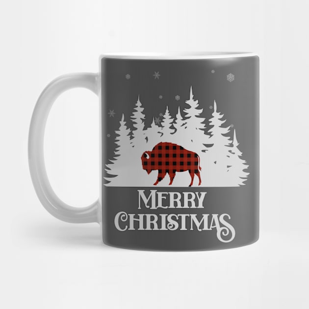 Buffalo Plaid Merry Christmas by RKP'sTees